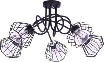 Nowoczesna LAMPA wisząca sufitowa LED Chrom Loft