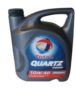 OLEJ TOTAL QUARTZ 7000 DIESEL 10W40 5L FILTRY