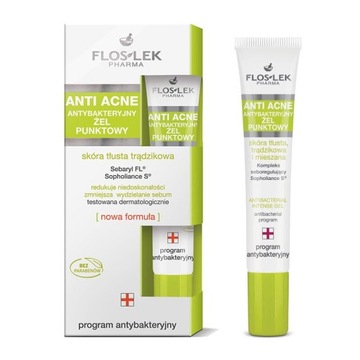 FLOSLEK ANTI ACNE ANTYBAKTERYJNY ŻEL PUNKTOWY