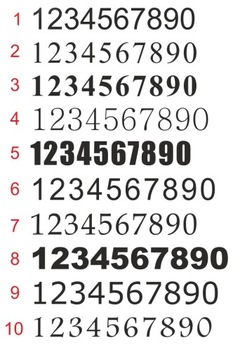 фото ориг. №2, Number on door, number on screws - engraving laser - external!