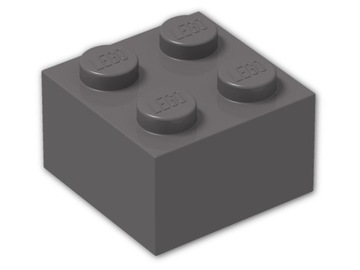 09098 LEGO 3003 4211060 Кирпич 2x2 c.серый DBG 2 шт.