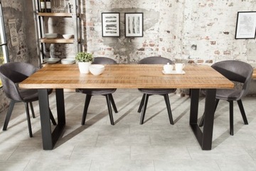 IRON Craft TABLE 180см дерево МАНГО Дизайн LOFT