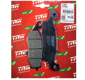 Klocki Hamulcowe TRW LUCAS MCB682 KAWASAKI VN 900