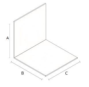 УЗКИЙ УГОЛ МОНТАЖНЫЙ KW7 100x100x20 50 шт.