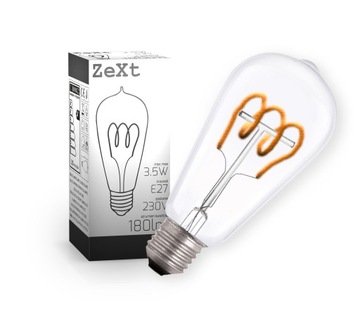 Żarówka dekoracyjna LED 3,5W E27 D02-SF-ST64-SKE27-3.5W ZEXT