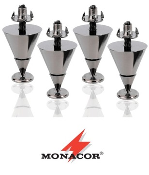 MONACOR SPS-30/SC Набор шипов для динамиков 4 шт.