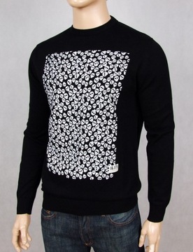 JACK&JONES O-NECK SCULL SWEATER r L czaszki