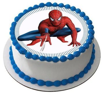 OPŁATEK GRUBY NA TORT SPIDERMAN