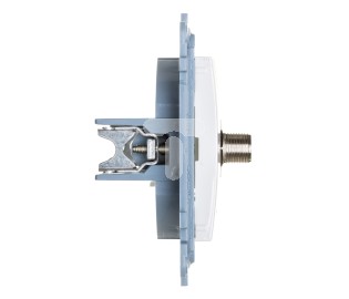 SIMON 10 GNIAZDO ANTENOWE PODWÓJNE SAT TYP F BIAŁE