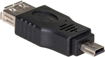 Адаптер Akyga USB AF / Mini-B (5-контактный) адаптер