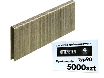 Ottensten ZSZYWKI STOLARSKIE nierdzewne do takera TYP 90 E 16mm 9,6 szt