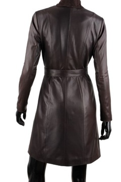 Dámsky kožený kabát Šál DORJAN EST123 M