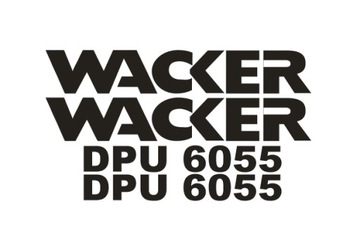 Naklejki oklejenie WACKER DPU 6055