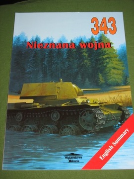 NIEZNANA WOJNA NURER 343 WYDAWNICTWO MILITARIA