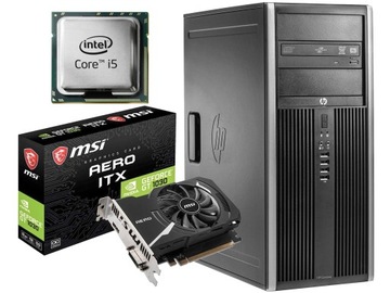 Komputer PC gier HP i5 8GB 500GB SSD GeForce 1030