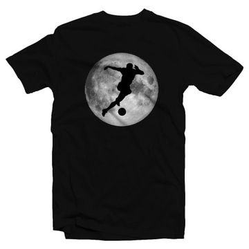 KOSZULKA T-SHIRT KSIĘŻYC PIŁKARZ PIŁKA NOŻNA S
