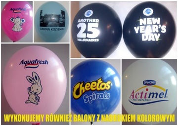 Balony reklamowe z nadrukiem logo 600szt.+GRATISY