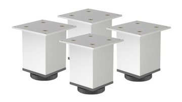 4 X ALU NÓŻKA STOPKA MEBLOWA REGULOWANA H - 100 MM