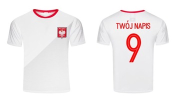 Strój piłkarski POLSKA + getry WŁASNY NADRUK - 122