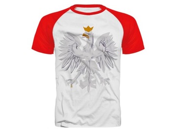 KOSZULKA T-SHIRT KIBICA POLSKA ORZEŁ GODŁO R. XL