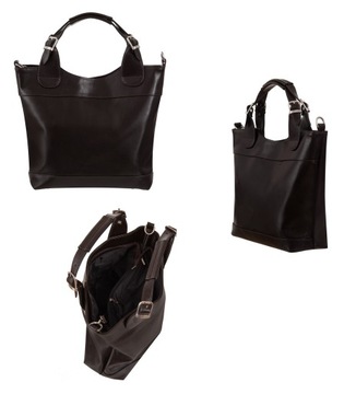 TOREBKA SKÓRZANA ZARKA A4 włoska SKÓRA NATURALNA shopper bag KOLORY