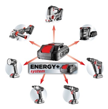 ГРАФИТ 58G016 НАБОР ИНСТРУМЕНТОВ 18 В Li-Ion ENERGY+