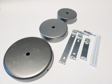 Металлическая розетка, стальная потолочная обшивка, светильник-паук в стиле ретро ЛОФТ своими руками 13см