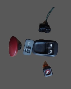 PRZEŁĄCZNIK SZYB AWARYJNYCH LUSTEREK PEUGEOT 206
