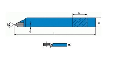 Токарно-фрезерный станок для наружной резьбы. ISO12R NNGc-r 16x10 мм