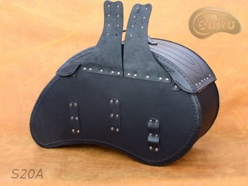 Кожаные мотоциклетные седельные сумки S20 A - ПРОИЗВОДИТЕЛЬ SAKO -