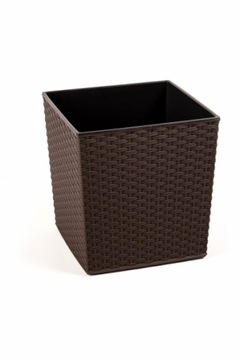 DONICA JUKA RATTAN Z WKŁADEM H30 ,30x30 MOKKA
