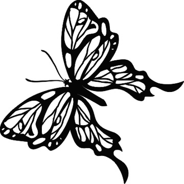 Naklejka dekoracyjna na ścianę ścienna MOTYL do salonu dla dziecka 20 cm