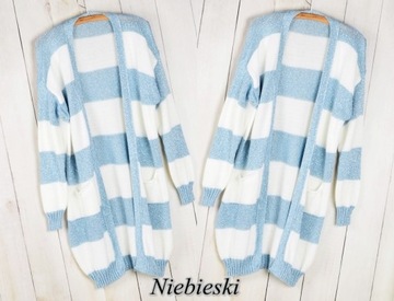 718 КАРДИГАН СВИТЕР SHIELD, БЛЕСТЯЩИЕ ПОЛОСКИ