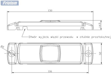 ОРАНЖЕВЫЙ БОКОВОЙ ФОНАР СО СВЕТОДИОДНЫМ ОТРАЖАТЕЛЕМ FT 17Ż
