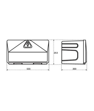 BOX STABILO SLICK-BOX 500-4 Ящик для инструментов