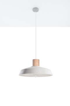 Потолочный подвесной светильник AFRA Бетонный свес LOFT LED современная элегантность Sollux
