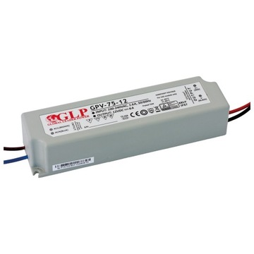 ZASILACZ GPV 12V 72W 6A IP67 WODOODPORNY DO LED