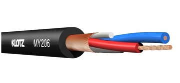 Kabel przewód TRS 6,3mm Jack - 6,3mm Klotz - 5m