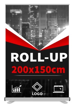 ROLL-UP 150x200cm ROLLUP BLOCKOUT PROJEKT GRATIS