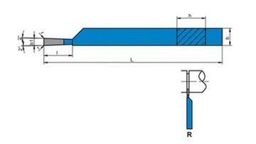 Фреза токарно-ножевая ISO7R NNPa-c 25х16мм