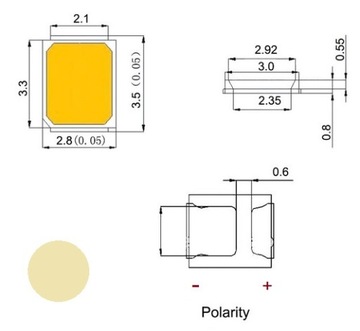 ART LED SMD-2835 Ultra-WHITE 4000K Cena za 10szt