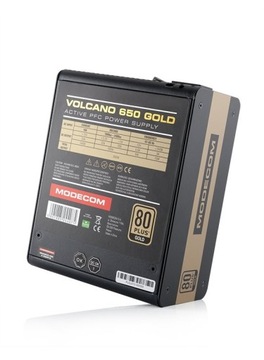 Новый модульный блок питания MODECOM Volcano Gold 650 Вт 80 PLUS Gold