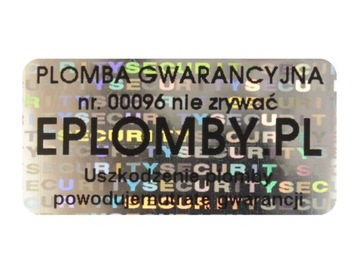 ГАРАНТИЙНЫЕ НАКЛЕЙКИ 30х15 ГОЛОГРАММА 500ШТ.