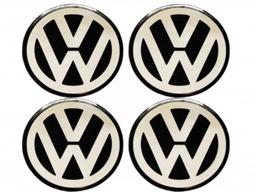 VW 90mm EMBLEMATY NAKLEJKI NA KOLPAKI ALU FELGI