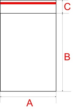 Worki foliowe CELOFANOWE zaklejane PP 5,6x8,7+2,5