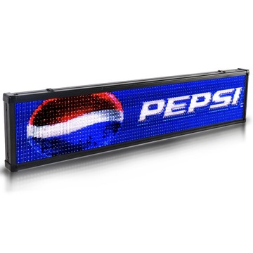 Рекламный светодиодный экран RGB 200x40 см