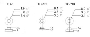 Изоляционная втулка и шайба ТО220 ТО-220 10 шт - 5 пар