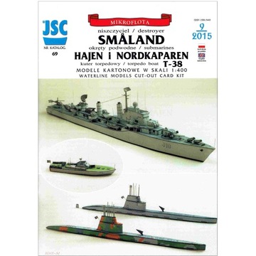 JSC-069 - Szwedzki niszczyciel SMALAND 1:400