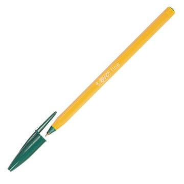 Традиционная быстросохнущая шариковая ручка оранжевого цвета BIC Orange Fine Green 4x