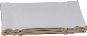 100x Tacka tekturowa papierowa talerzyk 14x20 cm na grilla frytki gofry